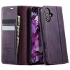 CASEME For iPhone 17 Case RFID Blocking Wallet Calf Texture Vegan Leather Flip Cover