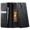 CASEME For iPhone 17 Case RFID Blocking Wallet Calf Texture Vegan Leather Flip Cover