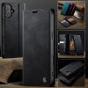 CASEME For iPhone 17 Case RFID Blocking Wallet Calf Texture Vegan Leather Flip Cover