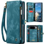 CASEME For Google Pixel 10 Pro / Pixel 10 Case 2-in-1 Detachable Magnetic Zipper Wallet Vegan Leather Flip Cover