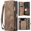 6601175067D-1 CASEME For Google Pixel 10 Pro / Pixel 10 Case 2-in-1 Detachable Magnetic Zipper Wallet Vegan Leather Flip Cover