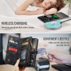 6601175069B-10 CASEME For Google Pixel 10 Pro XL Case 2-in-1 Detachable Magnetic Zipper Wallet Vegan Leather Flip Cover