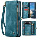 CASEME For Google Pixel 10 Pro XL Case 2-in-1 Detachable Magnetic Zipper Wallet Vegan Leather Flip Cover