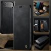 6601176739B-4 CASEME For iPhone Air Case RFID Blocking Wallet Calf Texture Vegan Leather Flip Cover