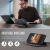 6601176739B-5 CASEME For iPhone Air Case RFID Blocking Wallet Calf Texture Vegan Leather Flip Cover