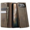 6601176739C-1 CASEME For iPhone Air Case RFID Blocking Wallet Calf Texture Vegan Leather Flip Cover