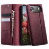 6601176739D-1 CASEME For iPhone Air Case RFID Blocking Wallet Calf Texture Vegan Leather Flip Cover