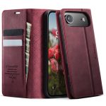 CASEME For iPhone Air Case RFID Blocking Wallet Calf Texture Vegan Leather Flip Cover