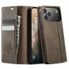 CASEME For iPhone 17 Pro Max Case RFID Blocking Wallet Calf Texture Vegan Leather Flip Cover