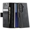 CASEME For Samsung Galaxy Z Fold7 Case RFID Blocking Wallet Calf Texture Vegan Leather Flip Cover