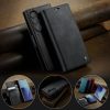 CASEME For Samsung Galaxy Z Fold7 Case RFID Blocking Wallet Calf Texture Vegan Leather Flip Cover