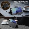CASEME For Samsung Galaxy Z Fold7 Case RFID Blocking Wallet Calf Texture Vegan Leather Flip Cover