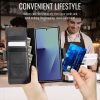 CASEME For Samsung Galaxy Z Fold7 Case RFID Blocking Wallet Calf Texture Vegan Leather Flip Cover
