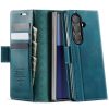CASEME For Samsung Galaxy Z Fold7 Case RFID Blocking Wallet Calf Texture Vegan Leather Flip Cover