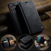 6601178057B-10 CASEME For Samsung Galaxy S25 FE Case RFID Blocking Wallet Calf Texture Vegan Leather Flip Cover