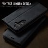 6601178057B-11 CASEME For Samsung Galaxy S25 FE Case RFID Blocking Wallet Calf Texture Vegan Leather Flip Cover