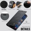 6601178057B-3 CASEME For Samsung Galaxy S25 FE Case RFID Blocking Wallet Calf Texture Vegan Leather Flip Cover