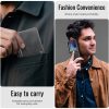 CASEME For Samsung Galaxy Z Flip7 Case RFID Blocking Wallet Calf Texture Vegan Leather Flip Cover
