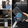 CASEME iPhone 17 Pro Case 2-in-1 Detachable Wallet Vegan Leather Flip Cover - Compatible with MagSafe