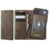 CASEME iPhone Air Case 2-in-1 Detachable Wallet Vegan Leather Flip Cover - Compatible with MagSafe