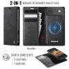 CASEME iPhone Air Case 2-in-1 Detachable Wallet Vegan Leather Flip Cover - Compatible with MagSafe