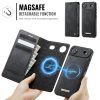 CASEME iPhone Air Case 2-in-1 Detachable Wallet Vegan Leather Flip Cover - Compatible with MagSafe