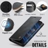 CASEME iPhone Air Case 2-in-1 Detachable Wallet Vegan Leather Flip Cover - Compatible with MagSafe