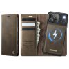 CASEME iPhone 17 Pro Max Case 2-in-1 Detachable Wallet Vegan Leather Flip Cover - Compatible with MagSafe