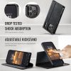 CASEME iPhone 17 Pro Max Case 2-in-1 Detachable Wallet Vegan Leather Flip Cover - Compatible with MagSafe