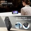 CASEME For iPhone 17 Pro Max Case 2-in-1 Detachable Magnetic Zipper Wallet Vegan Leather Flip Cover