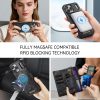 CASEME For iPhone 17 Pro Case 2-in-1 Detachable Magnetic Zipper Wallet Vegan Leather Flip Cover