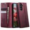 6601199199D-1 CASEME For Samsung Galaxy S26+ Case RFID Blocking Wallet Calf Texture Vegan Leather Flip Cover