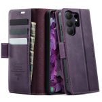 CASEME For Samsung Galaxy S26 Ultra Case RFID Blocking Wallet Calf Texture Vegan Leather Flip Cover