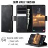 CASEME For Samsung Galaxy S26 Ultra Case RFID Blocking Wallet Calf Texture Vegan Leather Flip Cover