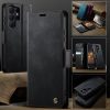CASEME For Samsung Galaxy S26 Ultra Case RFID Blocking Wallet Calf Texture Vegan Leather Flip Cover