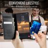 CASEME For Samsung Galaxy S26 Ultra Case RFID Blocking Wallet Calf Texture Vegan Leather Flip Cover