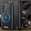 6601201987B-7 CASEME Samsung Galaxy S26 Case 2-in-1 Magnetic Detachable Wallet Vegan Leather Flip Cover