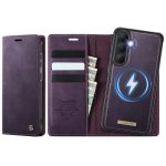 CASEME Samsung Galaxy S26 Case 2-in-1 Magnetic Detachable Wallet Vegan Leather Flip Cover