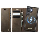 CASEME Samsung Galaxy S26 Ultra Case 2-in-1 Magnetic Detachable Wallet Vegan Leather Flip Cover