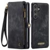 6601202013B-2 CASEME For Samsung Galaxy S26 Case 2-in-1 Detachable Magnetic Zipper Wallet Vegan Leather Flip Cover