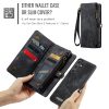 6601202015B-8 CASEME For Samsung Galaxy S26+ Case 2-in-1 Detachable Magnetic Zipper Wallet Vegan Leather Flip Cover