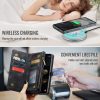 6601202015B-9 CASEME For Samsung Galaxy S26+ Case 2-in-1 Detachable Magnetic Zipper Wallet Vegan Leather Flip Cover