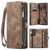6601202015D-1 CASEME For Samsung Galaxy S26+ Case 2-in-1 Detachable Magnetic Zipper Wallet Vegan Leather Flip Cover
