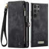 6601202017B-2 CASEME For Samsung Galaxy S26 Ultra Case 2-in-1 Detachable Magnetic Zipper Wallet Vegan Leather Flip Cover