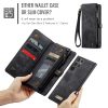 6601202017B-8 CASEME For Samsung Galaxy S26 Ultra Case 2-in-1 Detachable Magnetic Zipper Wallet Vegan Leather Flip Cover