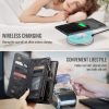 6601202017B-9 CASEME For Samsung Galaxy S26 Ultra Case 2-in-1 Detachable Magnetic Zipper Wallet Vegan Leather Flip Cover