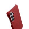 MELKCO For Samsung Galaxy S26+ Case Genuine Cow Leather PC Phone Cover Magnetic Case