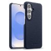 MELKCO For Samsung Galaxy S26 Case Genuine Cow Leather PC Phone Cover Magnetic Case