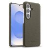 MELKCO For Samsung Galaxy S26 Case Genuine Cow Leather PC Phone Cover Magnetic Case