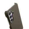 MELKCO For Samsung Galaxy S26 Case Genuine Cow Leather PC Phone Cover Magnetic Case